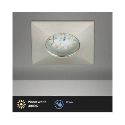 Briloner 8313-012 - Spot encastrable de salle de bain LED/5W/230V IP44 chrome mat