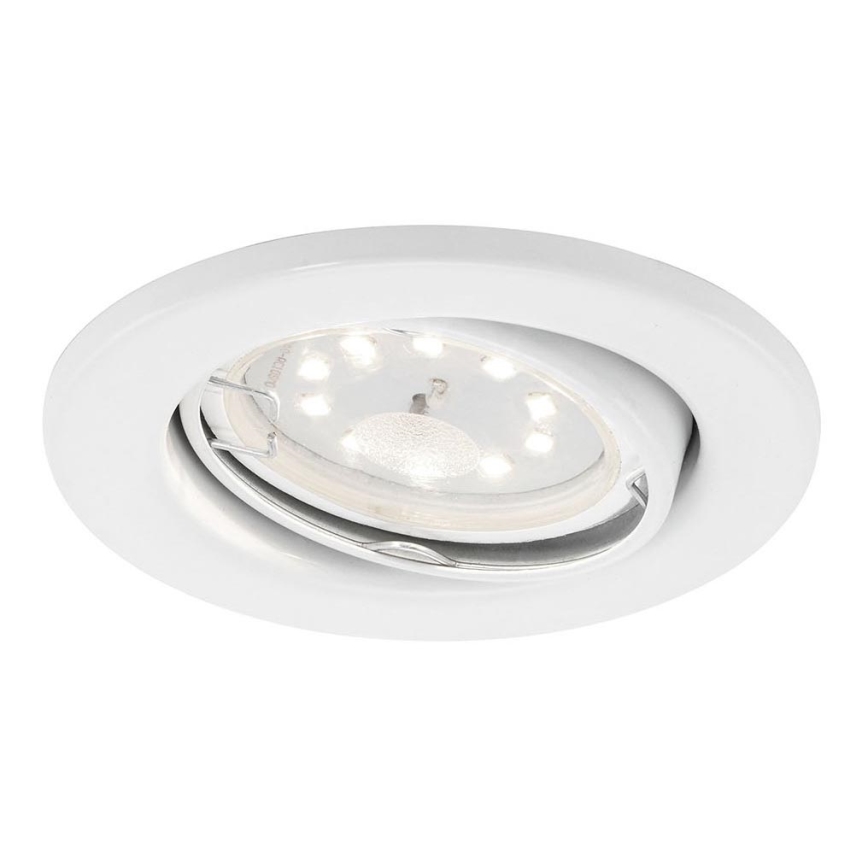 Spots LED Encastrables Lot De 3 Orientables - 5W, 460 Lm, Blanc Chaud