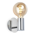 Briloner - Applique murale pour salle de bains 1xE27/10W/230V IP44 chrome brillant