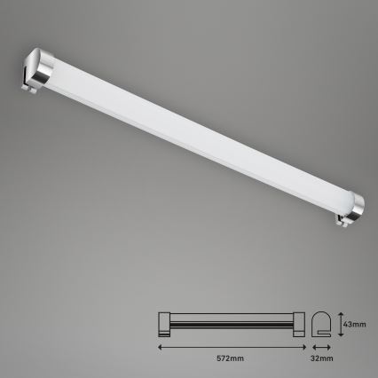 Briloner - Éclairage de miroir salle de bain SPLASH LED/10W/230V IP44