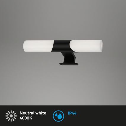 Briloner - Éclairage LED pour miroir de salle de bains LED/7W/230V 4000K IP44 32 cm noir