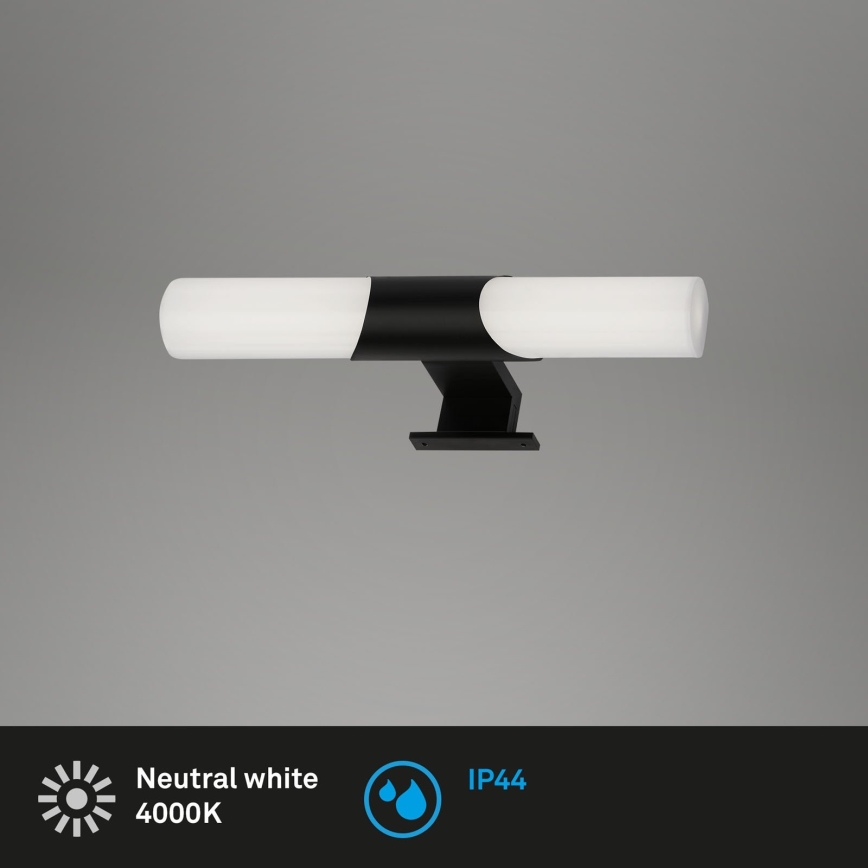 Briloner - Éclairage LED pour miroir de salle de bains LED/7W/230V 4000K IP44 32 cm noir