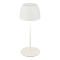 Briloner - Lampe de table d'extérieur tactile, rechargeable et à intensité variable MINI LED/2,5W/5V IP44 1800 mAh blanche