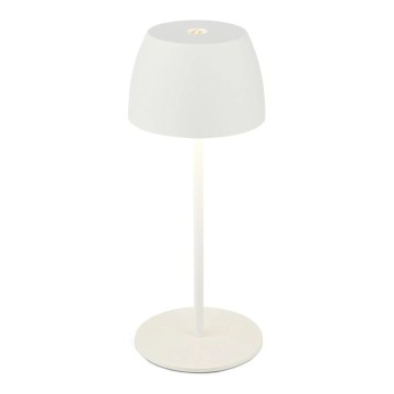 Briloner - Lampe de table d'extérieur tactile, rechargeable et à intensité variable MINI LED/2,5W/5V IP44 1800 mAh blanche