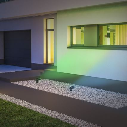 Briloner - LED RGBW luminaire d'extérieur dimmable LED/4,4W/230V 2700/4000/6500K IP44 Wi-Fi Tuya