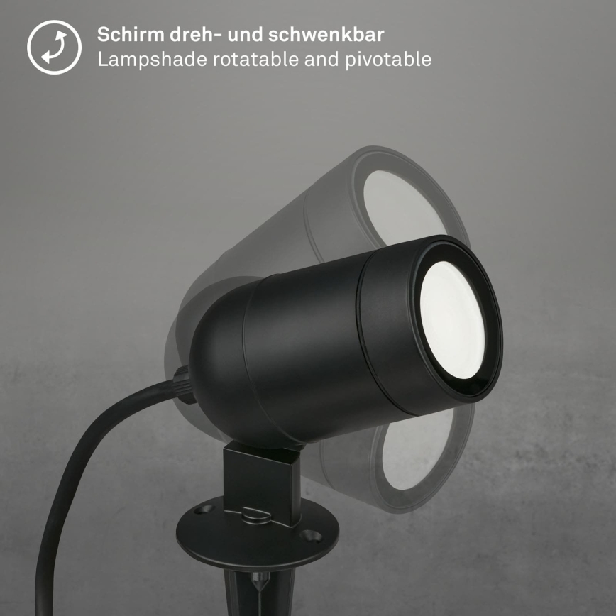 Briloner - LED RGBW luminaire d'extérieur dimmable LED/4,4W/230V 2700/4000/6500K IP44 Wi-Fi Tuya