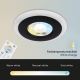 Briloner - LOT 3x Luminaire encastrable de salle de bain RGBW à intensité variable LED/5W/230V 3000-6500K IP44 + télécommande
