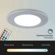 Briloner - LOT 3x Luminaire encastrable de salle de bain RGBW à intensité variable LED/4,8W/230V 3000-6500K IP65 + télécommande