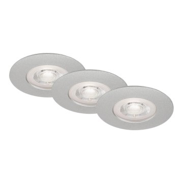 Briloner - LOT 3x Luminaire salle de bain à intensité variable LED/4,9W/230V IP44