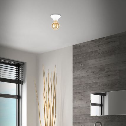Briloner - Plafonnier de salle de bains 1xE27/10W/230V IP44 blanc