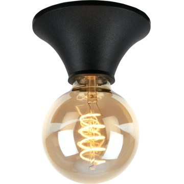 Briloner - Plafonnier de salle de bains 1xE27/10W/230V IP44 noir