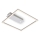 Briloner - Plafonnier LED avec détecteur de mouvement et capteur crépusculaire FRAME LED/14W/230V 3000K 30x32 cm chrome mat