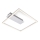Briloner - Plafonnier LED FRAME, 14 W, 230 V, 3000 K, 30 x 32 cm, chrome mat