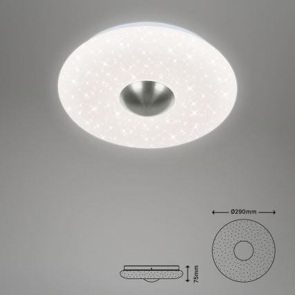 Briloner - Plafonnier NALU LED/12W/230V