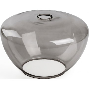 Briloner - Verre de rechange pour lustre SEVENTIES E27 gris fumé