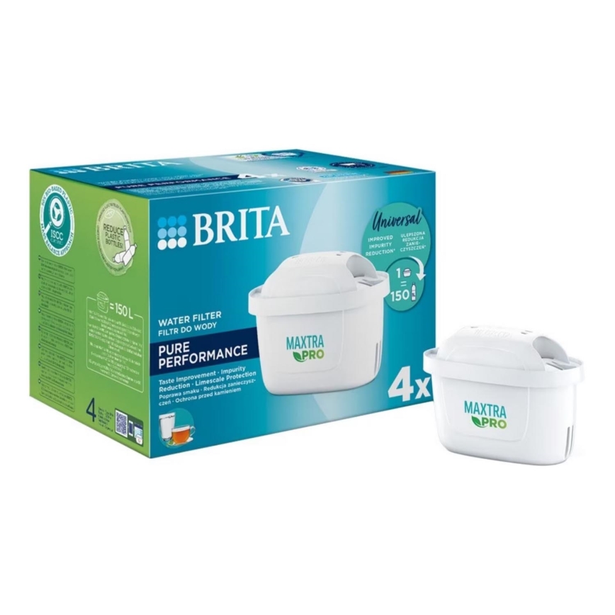 Brita - Cartouche de filtre Maxtra+ Universel 4 pcs