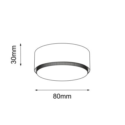 Brosline - Spot 1xGX53/9W/230V blanc
