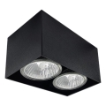 Brosline - Spot 2xGU10/10W/230V noir