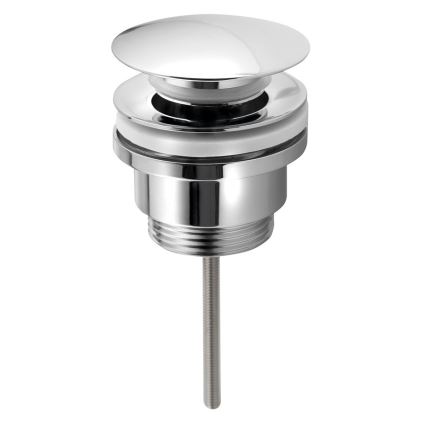 Bruckner - Bonde de lavabo sans trop-plein CLICK-CLACK d. 6,4 cm chrome brillant