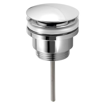 Bruckner - Bonde de lavabo sans trop-plein CLICK-CLACK d. 6,4 cm chrome brillant