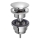 Bruckner - Bonde de lavabo sans trop-plein CLICK-CLACK d. 6,4 cm chrome brillant