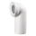 Bruckner - Connecteur 90° pour cuvette de WC 11 cm blanc