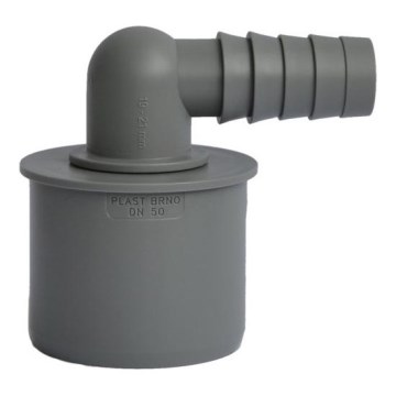 Bruckner - Extrémité du raccordement de tuyau coin DN50 19-21 mm gris