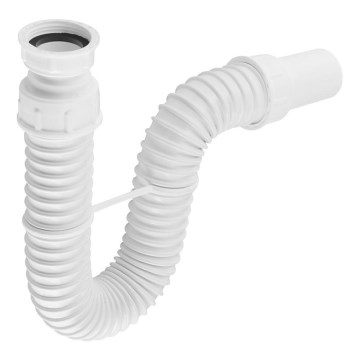 Bruckner - Flexible siphon d'évier DN40 blanc