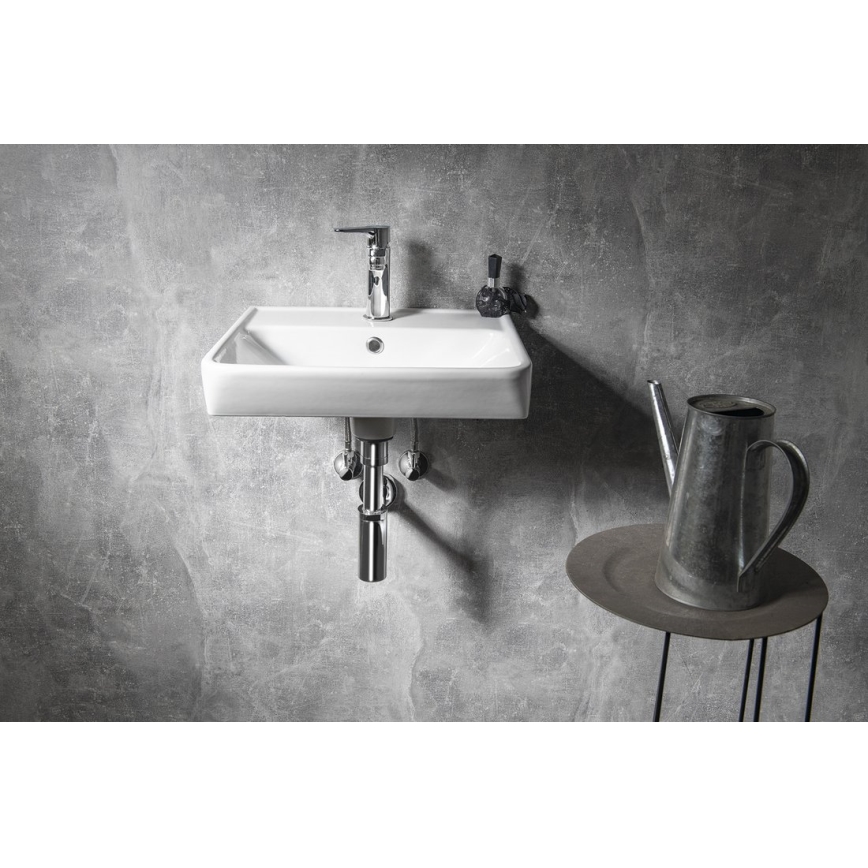 Bruckner - Lavabo encastré NEON 45x41,5 cm céramique/blanc
