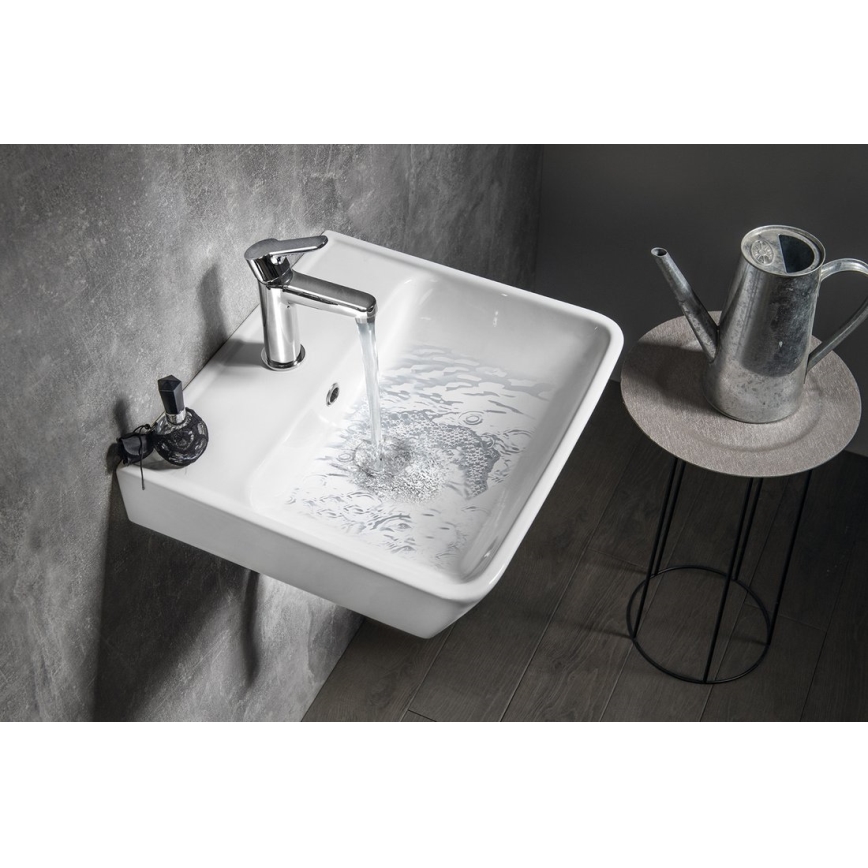 Bruckner - Lavabo encastré NEON 45x41,5 cm céramique/blanc