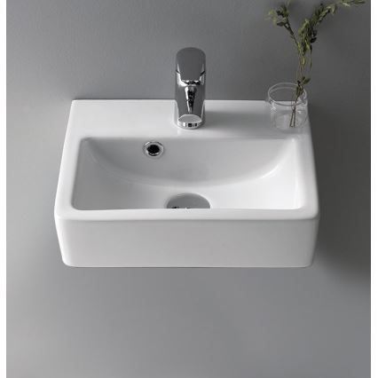 Bruckner - Lavabo NOAM 37,5x28 cm céramique/blanc