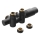 Bruckner - Lot de raccordement thermostatique pour raccordement central WICHER COMBI mat noir