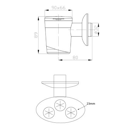 Bruckner - Purgeur d'eau de condensation avec boule pour 3 tuyaux blanc