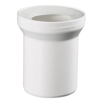 Bruckner - Raccord droit pour cuvette de WC 25 cm blanc