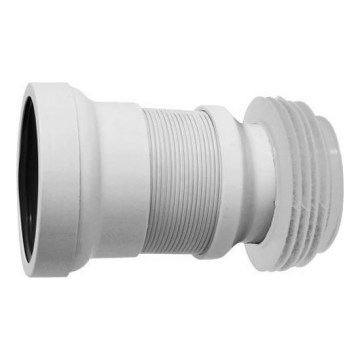 Bruckner - Raccord flexible pour cuvette de WC 21-33 cm blanc