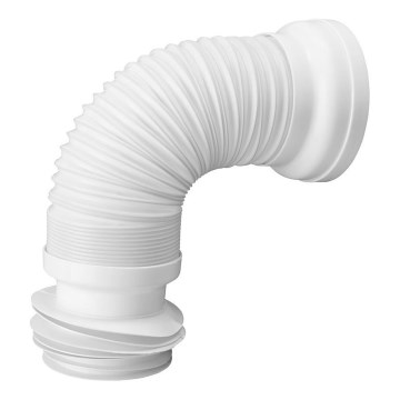 Bruckner - Raccord flexible pour cuvette de WC 27,5-55 cm blanc