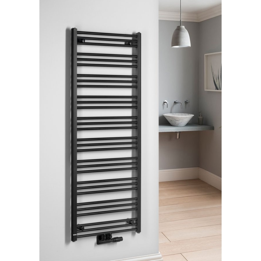 Bruckner - Radiateur sèche-serviettes ALBRECHT 157x60 cm noir mat