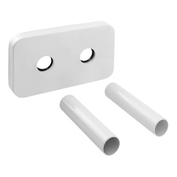 Bruckner - Rosette de couverture pour le raccordement central WICHER blanc