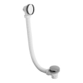 Bruckner - Set de baignoire CLICK-CLACK blanc/chrome brillant