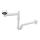Bruckner - Siphon de lavabo avec siphon meuble CLICK-CLACK DN32 blanc/chrome brillant