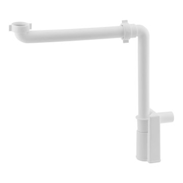 Bruckner - Siphon de lavabo mobilier MURALES blanc