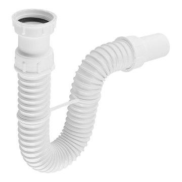 Bruckner - Siphon d'évier flexible DN40 blanc