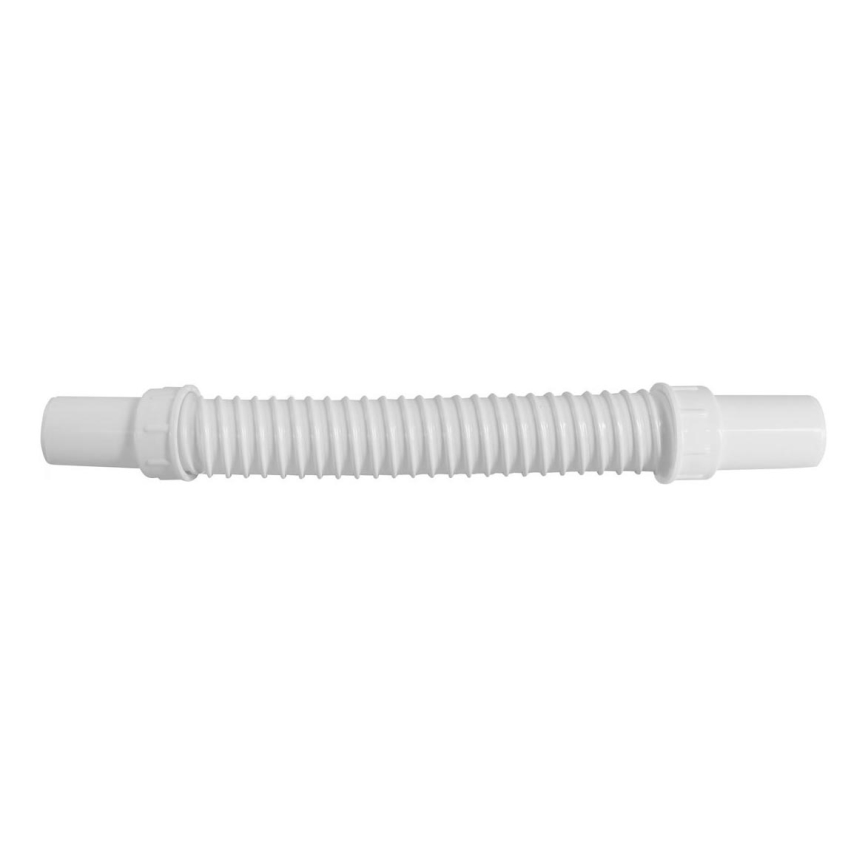 Bruckner - Tuyau de raccordement flexible 80 cm blanc