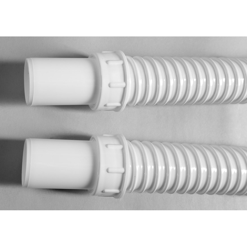 Bruckner - Tuyau de raccordement flexible 80 cm blanc