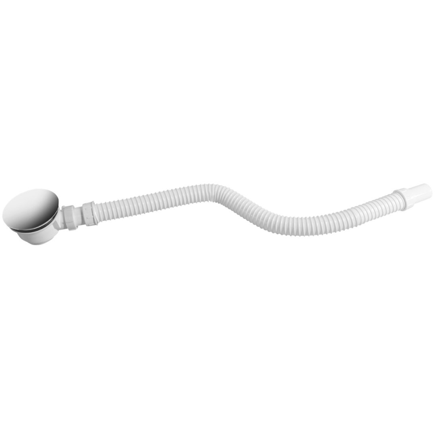 Bruckner - Tuyau de raccordement flexible 80 cm blanc
