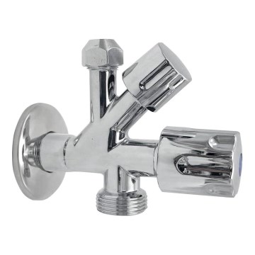 Bruckner - Vanne combinée chrome brillant