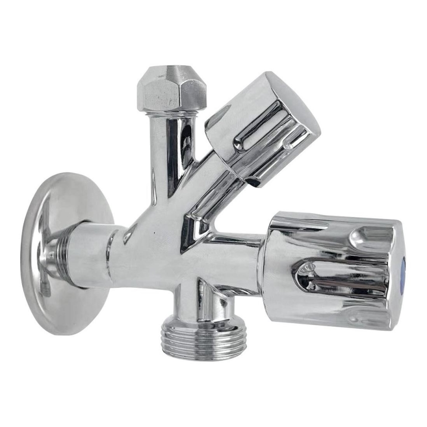 Bruckner - Vanne combinée chrome brillant