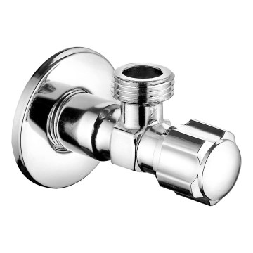 Bruckner - Vanne d'angle chrome brillant