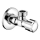 Bruckner - Vanne d'angle chrome brillant
