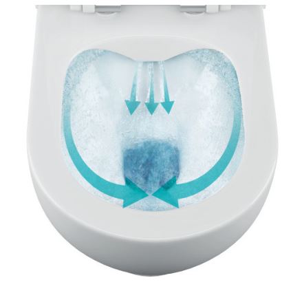 Bruckner - WC suspendu Rimless WALTER céramique/blanc